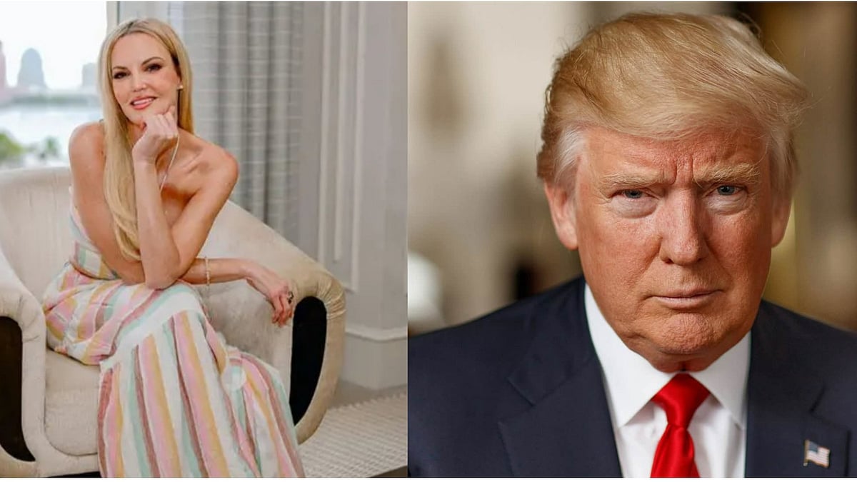 Amy Tripp and Donald Trump - X